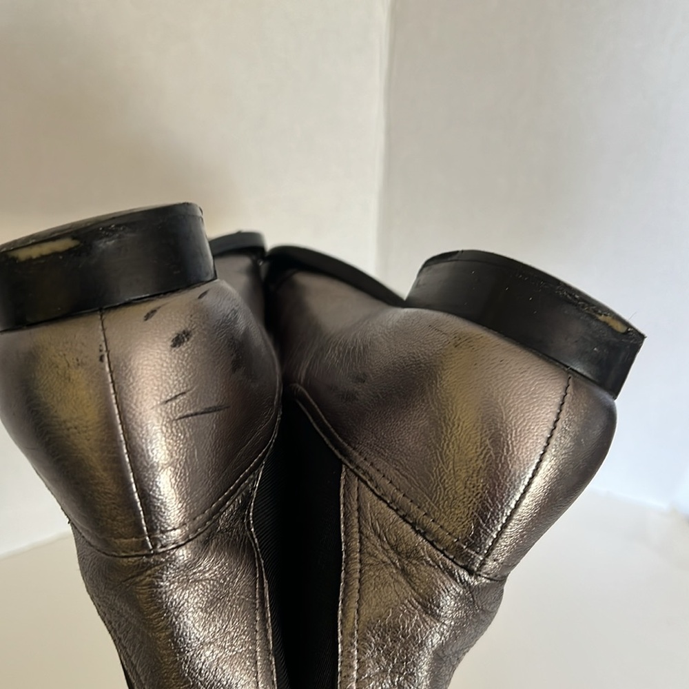 Rag & Bone Silver/Gunmetal Chelsea Booties - Size 38.5 - Picture 11 of 11